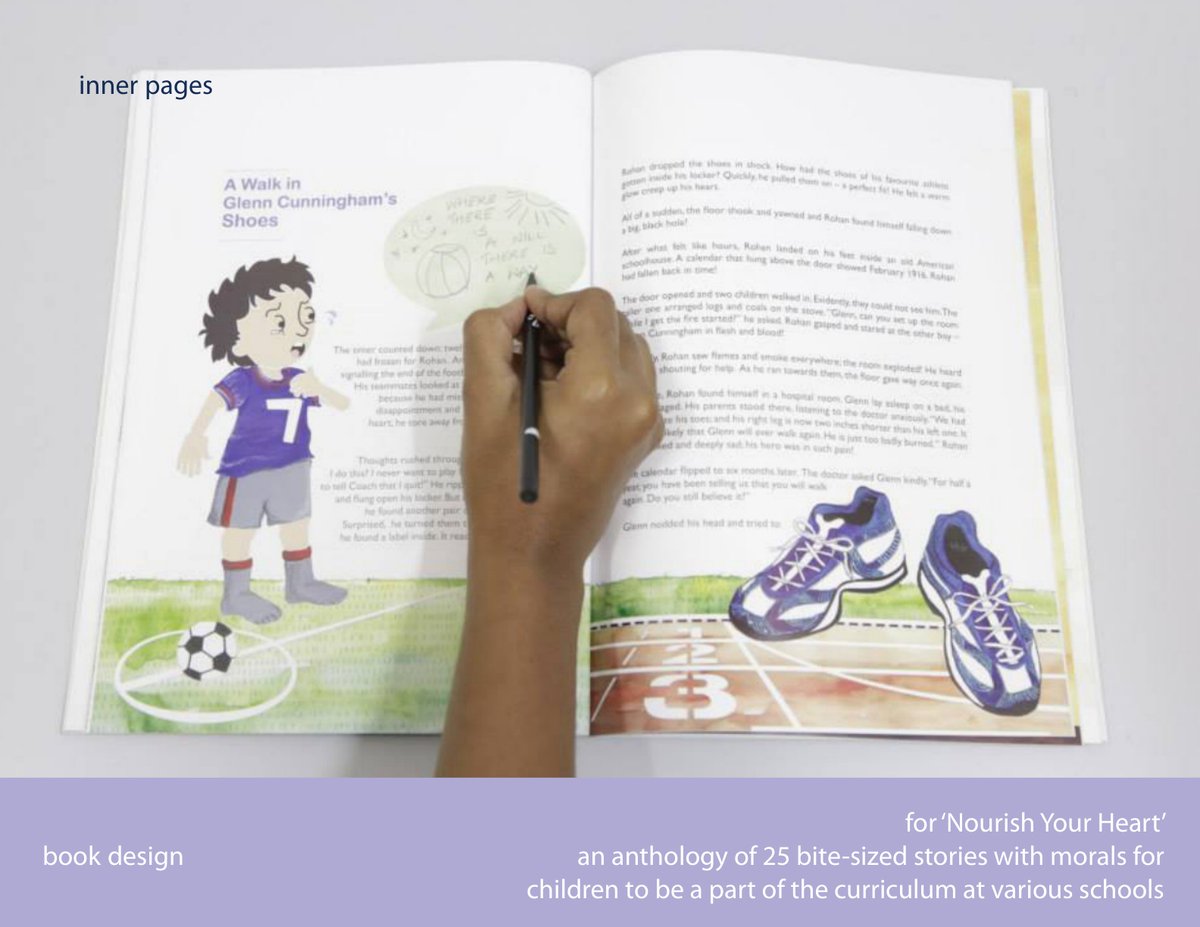 Nourish Your Heart children's book design and illustration